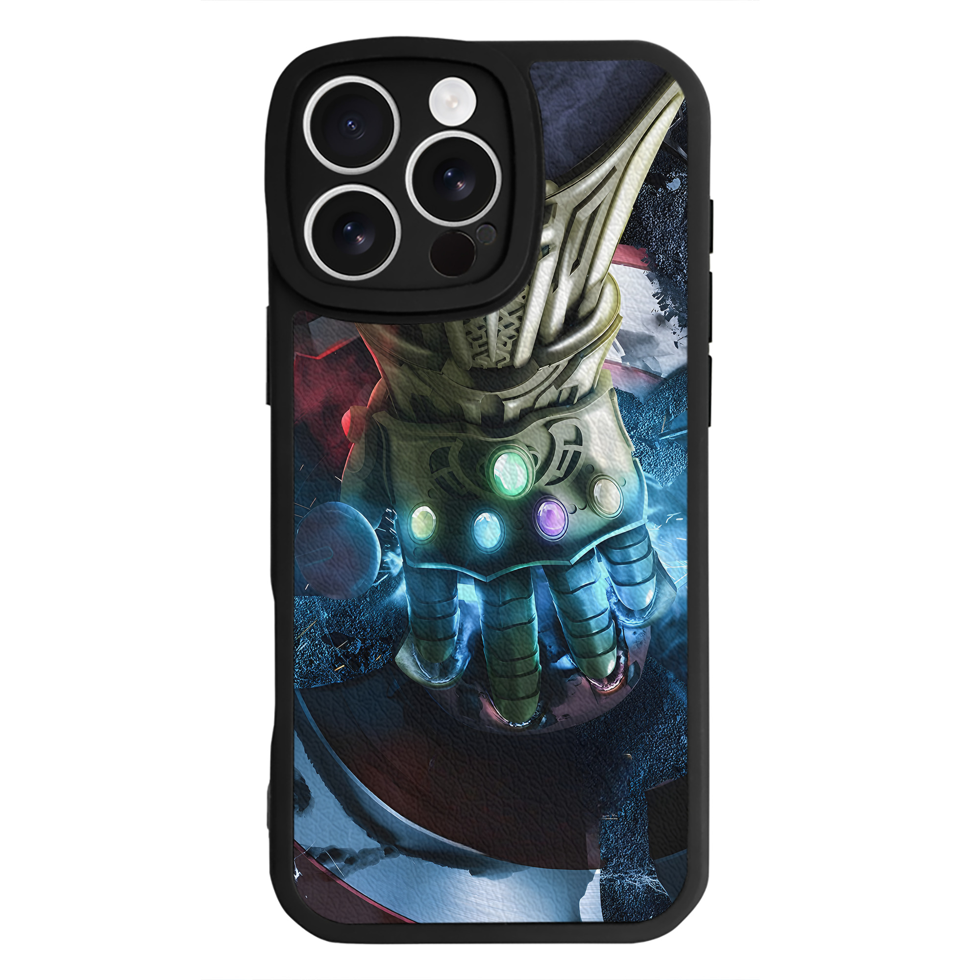 （画像用） アベンジャーズ The Avengers 【iPhone 16シリーズ対応】シリコンスマホケース（レザー調） 材質：シリコン